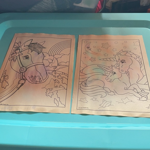 90’s Lisa Frank Unicorns & pony theme!! 🦄🐴🌈 - Picture 14 of 16